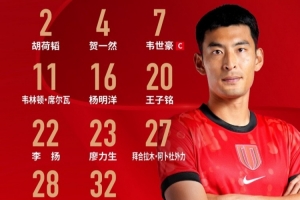 青岛西海岸vs成都蓉城比赛首发名单出炉！成都，雄起！
